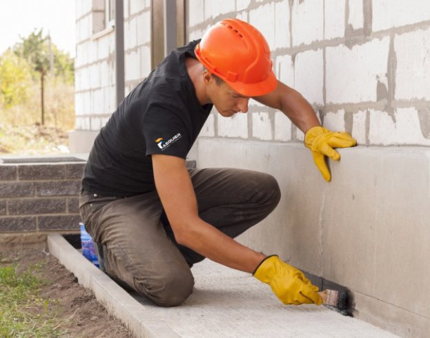 Artisan maçon de l'entreprise Maçonnerie Toulouse Pro sur un chantier de rénovation